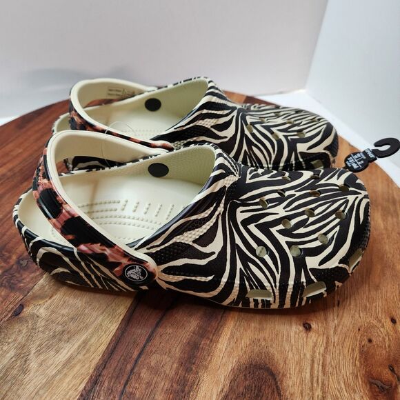 Crocs Slip-On Clogs – Women’s Size 7 | Bone Multicolor | Unworn - Picture 5 of 8